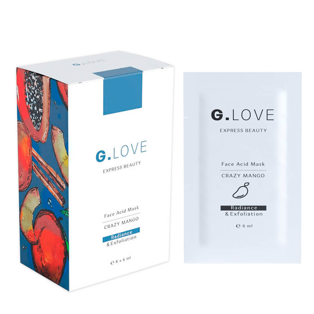 Отшелушивающая маска с кислотами и манго G.Love Face Acid Mask Crazy Mango 
