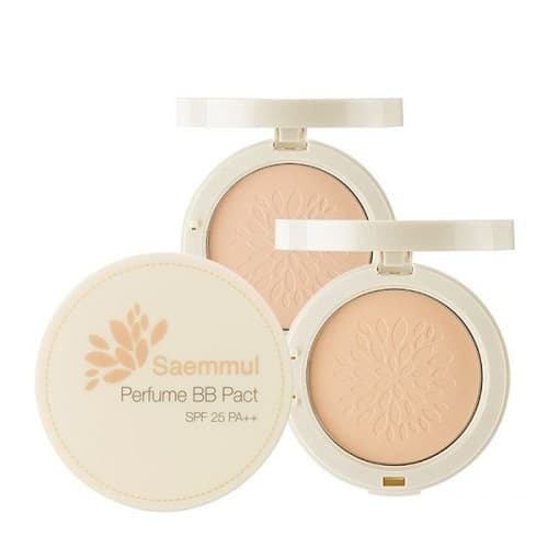 Пудра компактная ароматизированная 23 тон (Бежевый) Sammul Perfume BB Pact SPF25 PA++ 23 Cover Beige