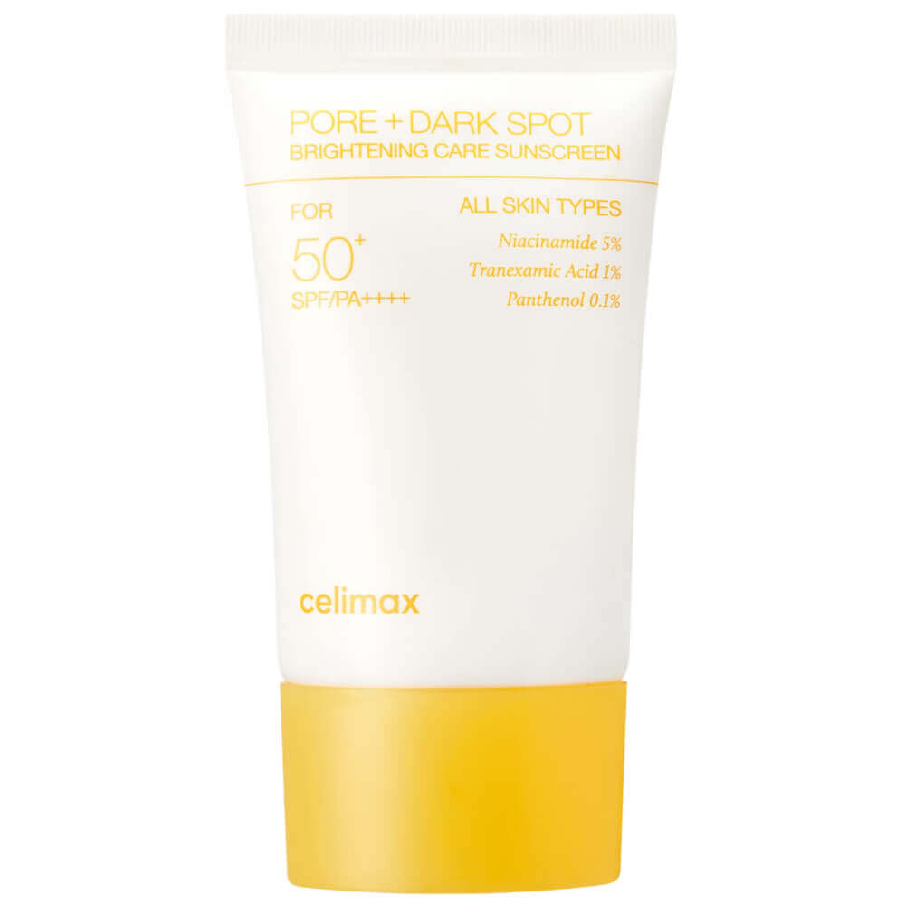 Солнцезащитный крем с эффектом выравнивания тона Celimax Pore+Dark Spot Brightening Care Sunscreen SPF50+ PA++++ 50 мл.