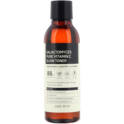 Тонер для выравнивания тона кожи с витамином С Some By Mi Galactomyces Pure Vitamin C Glow Toner