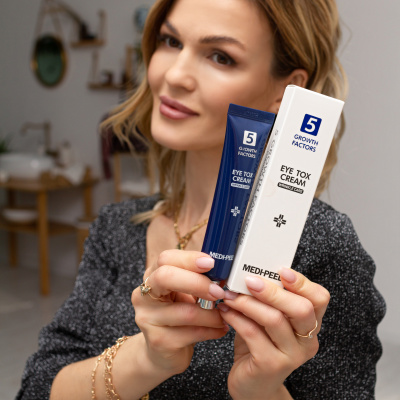 Антивозрастной крем для век от морщин с пептидным комплексом Medi-Peel Eye Tox Cream Wrinkle Care