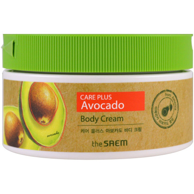Крем для тела с экстрактом авокадо The Saem Care Plus Avocado Body Cream